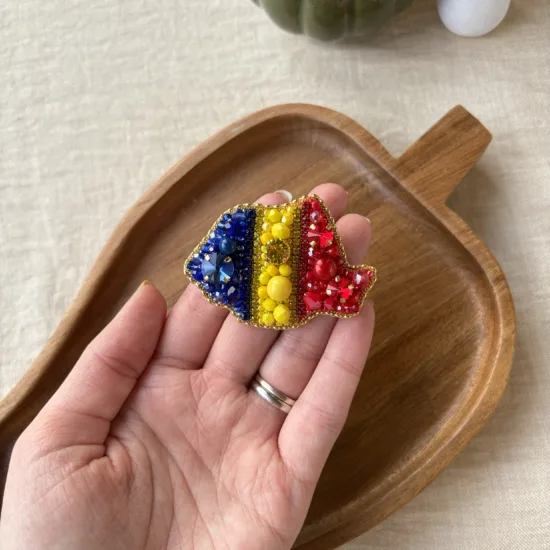 Broșă Steagul României