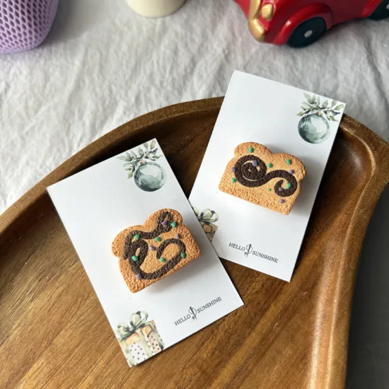 Broșă Felie Cozonac