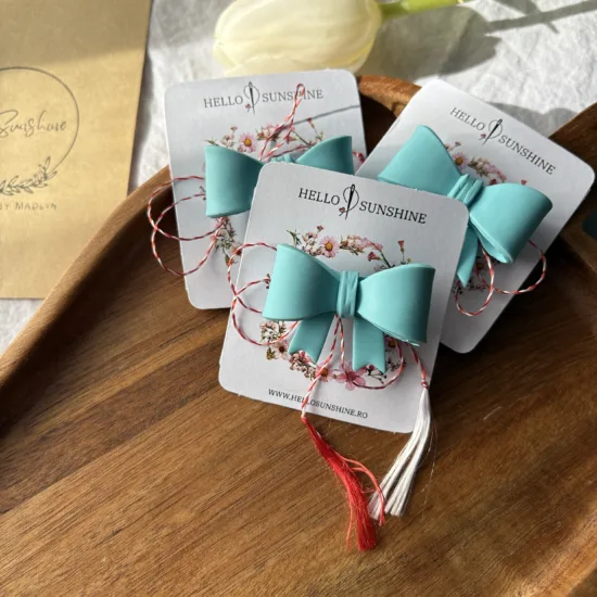 Broșă Fundă Albastră