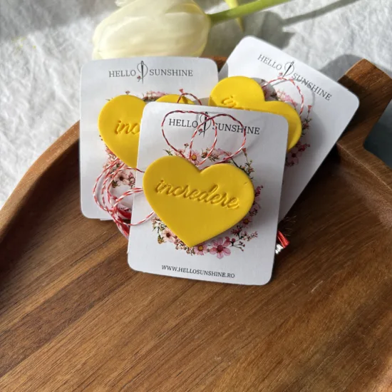 Broșă Inimă ”încredere”